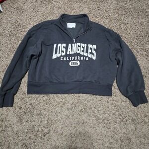Areopostale Destination Quarter-Zip Sweatshirt Size XL‎